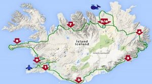 Cartina Islanda